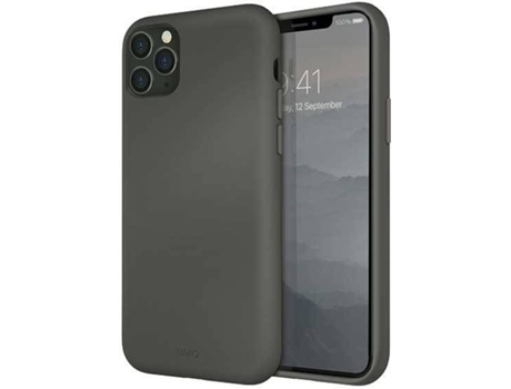 Funda iPhone 11 Pro Max LMOBILE Uniq Lino Gris
