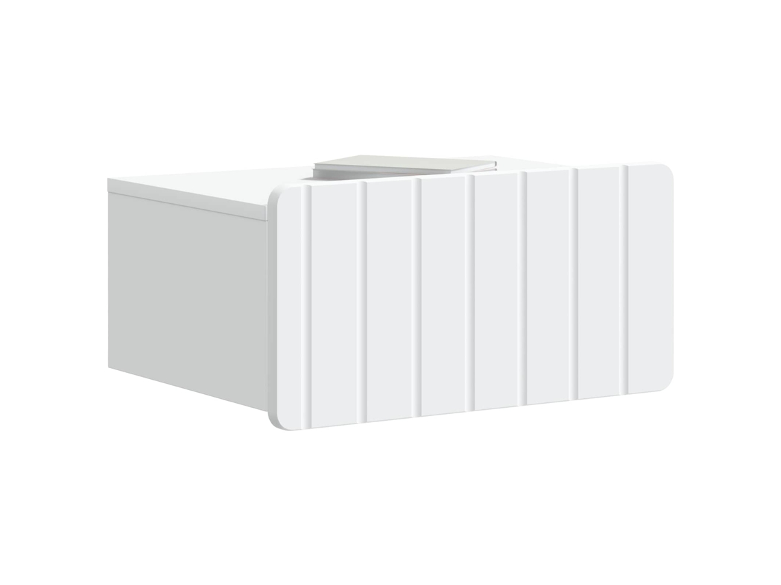 Maison Exclusive - Mesita De Noche De Pared Con Cajón 2 Pcs 49 X 34,5 X 24 Cm
