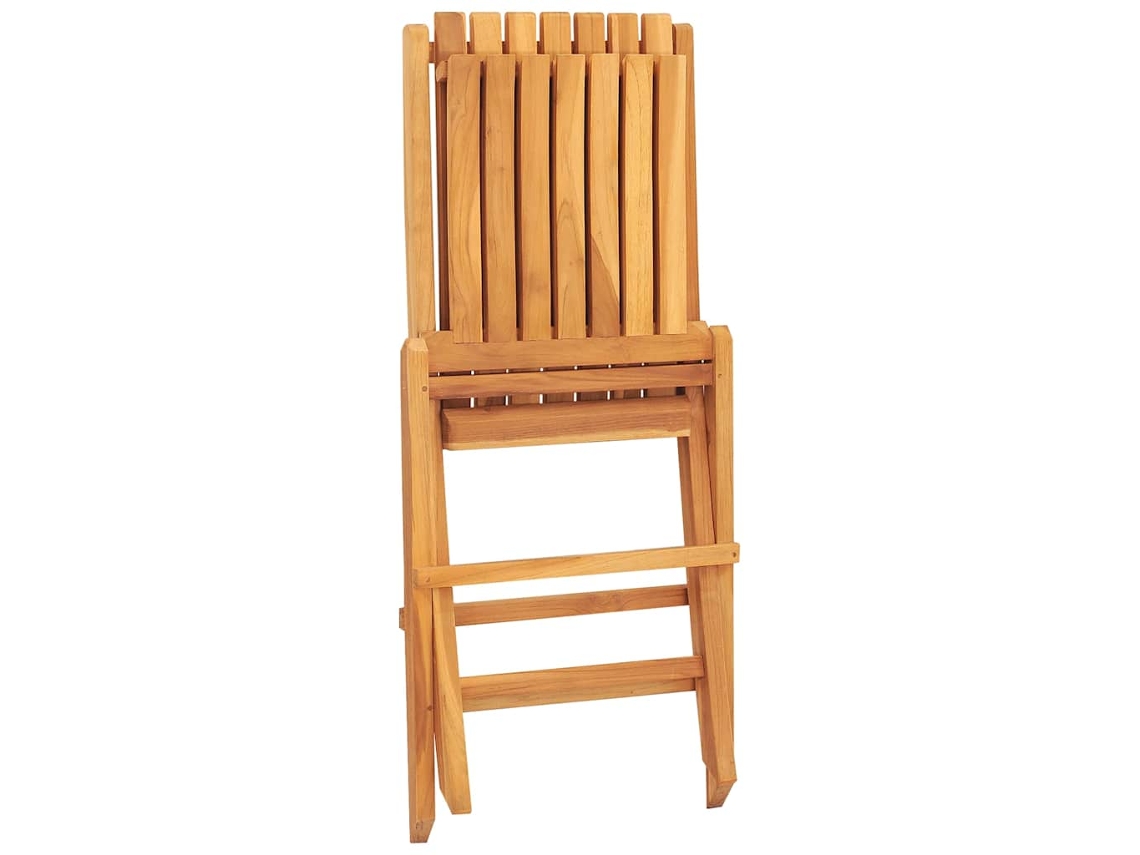 Maison Exclusive - Sillas De Jardín Plegables 6 Uds Madera Maciza Teca 47x47x89 Cm