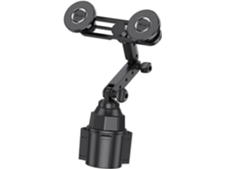 Soporte Para Portavasos De Coche Para 2 Dispositivos, Base Giratoria, Capacidad Para 4 Teléfonos, 7,2"
