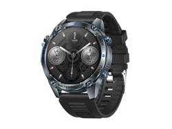 Reloj Inteligente Senbono G100 De 1,46 Pulgadas, Color Plata/marrón, Con Gps Integrado De 128 Mb 128 Mb, Resistente Al Agua Hasta 5 Atm.