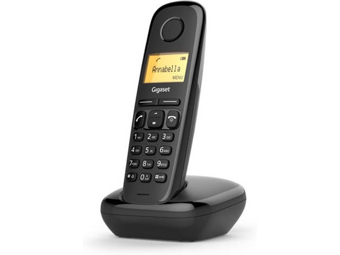 Teléfono fijo Sin Cable GIGASET A170 negro