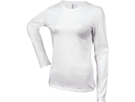 Camiseta de Manga Larga Para Mujer Kariban Col Rond (Tam: M)