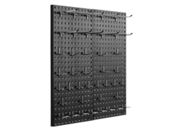 Panel de herramientas de metal reforzado con soporte de gancho Tekmaquinas