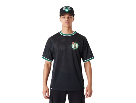 Camiseta de Hombre NEW ERA Negra Celtics Nba Mesh Negro (2XL)