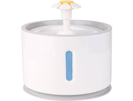 Bebedero Automático para Gatos ESTORE (Blanco - 19 x 19 x 13 cm - 2.5 L - Plástico)