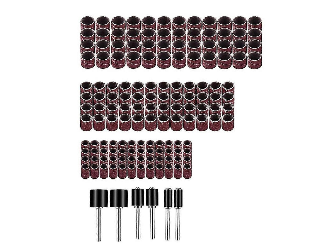 Juego de 150 anillos de lijado en caja, accesorios para soporte de amoladora eléctrica, combinación de amolado, pulido y corte. Rosewell