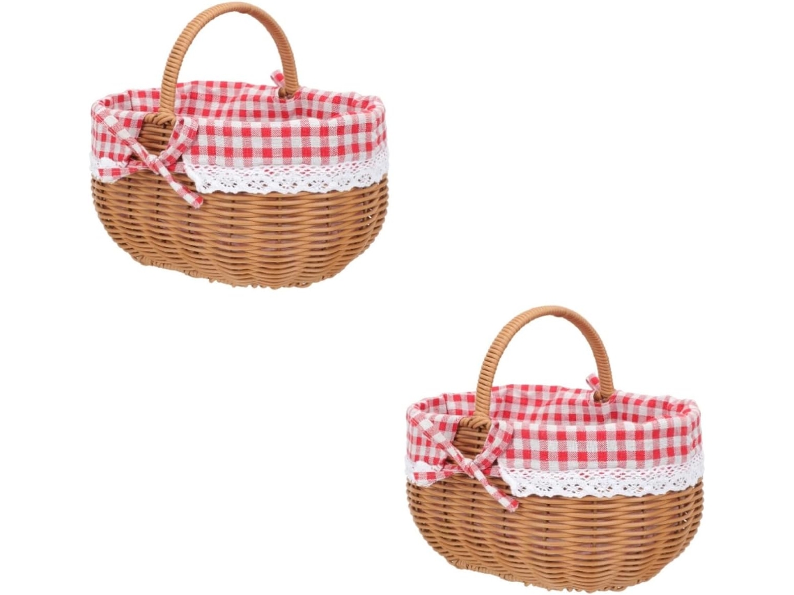 2 cestas para frutas, pan de masa madre y verduras - Fabricadas artesanalmente...