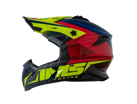 Casco IMS Motocross Sprint 22 UX-20 Rojo Amarillo Néon (S)