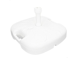 Base de Resina para Sombrilla IPAE PROGARDEN 18 Litros Blanco (44x44x12 cm)