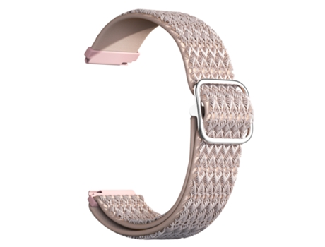 Pulseira de relógio de nylon para Samsung Galaxy Watch 4 40mm/44mm Rosado