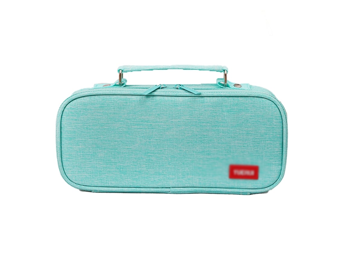 VIVILIYYA Caixa De Lápis De Grande Capacidade, Bolsa De Caneta Organizador Com Zipper Multi Compartamentos Durável