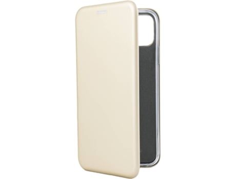 Carcasa iPhone 12«12 Pro SKYHE PRM Flip Cover Dorado