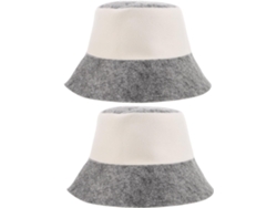 Gorro De Sauna Inoomp De Fieltro De 2 Piezas Con Alta Absorción, Secado Rápido Y Transpirable Para Mujeres, Ideal Como