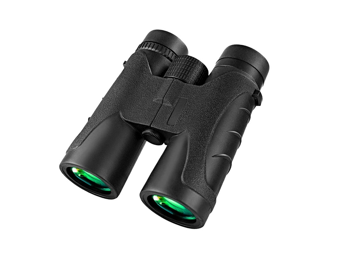 Binoculares Zruxe 10x42 Profesionales Adultos Para Observación De Aves/caza Negro