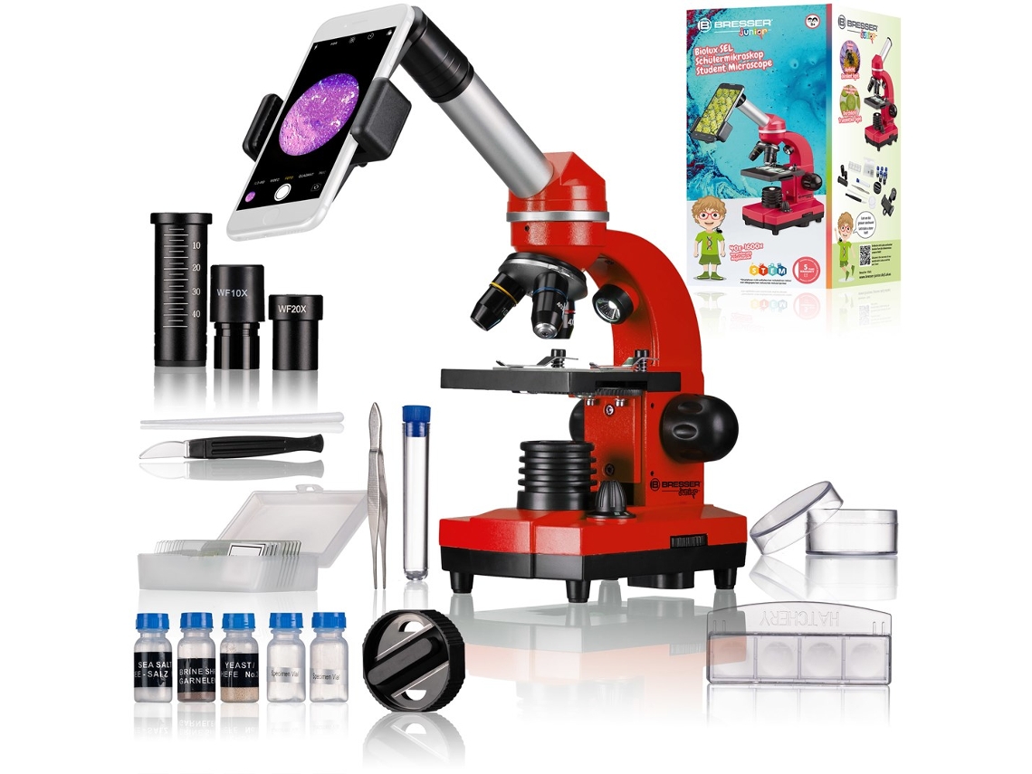 Microscopio óptico Bresser Optics Junior Biolux Sel 1600x Ravensburger