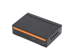 Conmutador Ethernet de fibra óptica Aetheria de 5 puertos y 100 m Tbcs4005e Plug & Play, estable para redes informáticas.
