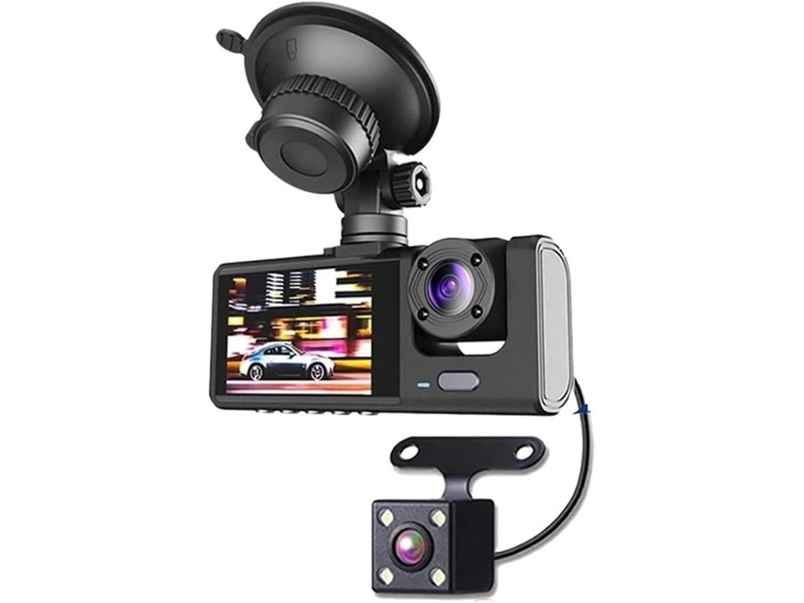 Camara Car Nmbhus De Coche, Grabador De Video De Tablero De 3 Canales Dvrs