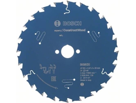 Disco de Sierra Circular BOSCH Expert para Construct Madera 160x20x2.0 mm - 24