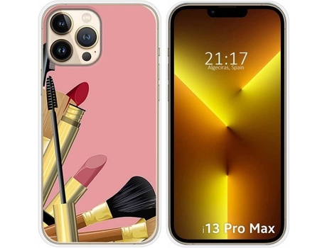 Carcasa iPhone 13 Pro Max (6.7) TUMUNDOSMARTPHONE Brochas Dibujos Multicolor