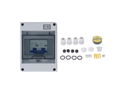 Caja Combinada Fotovoltaica Con Disyuntor De 500 V Cc E Interruptor De Desconexión, Resistente Al Agua Con Clasificación Ip65.