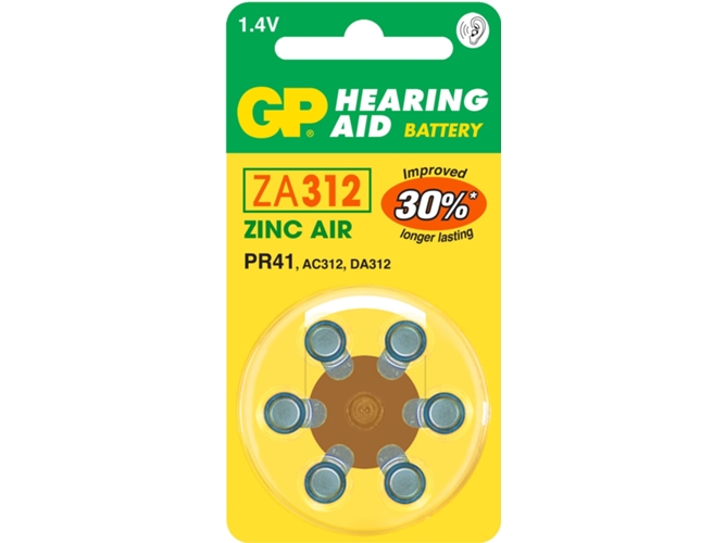 Pilas GP BATTERIES ZA312