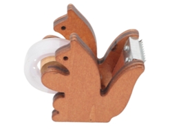 Dispensador de cinta adhesiva con forma de ardilla, soporte para cinta adhesiva para oficina y escuela, juego de 5 piezas GOKOCO