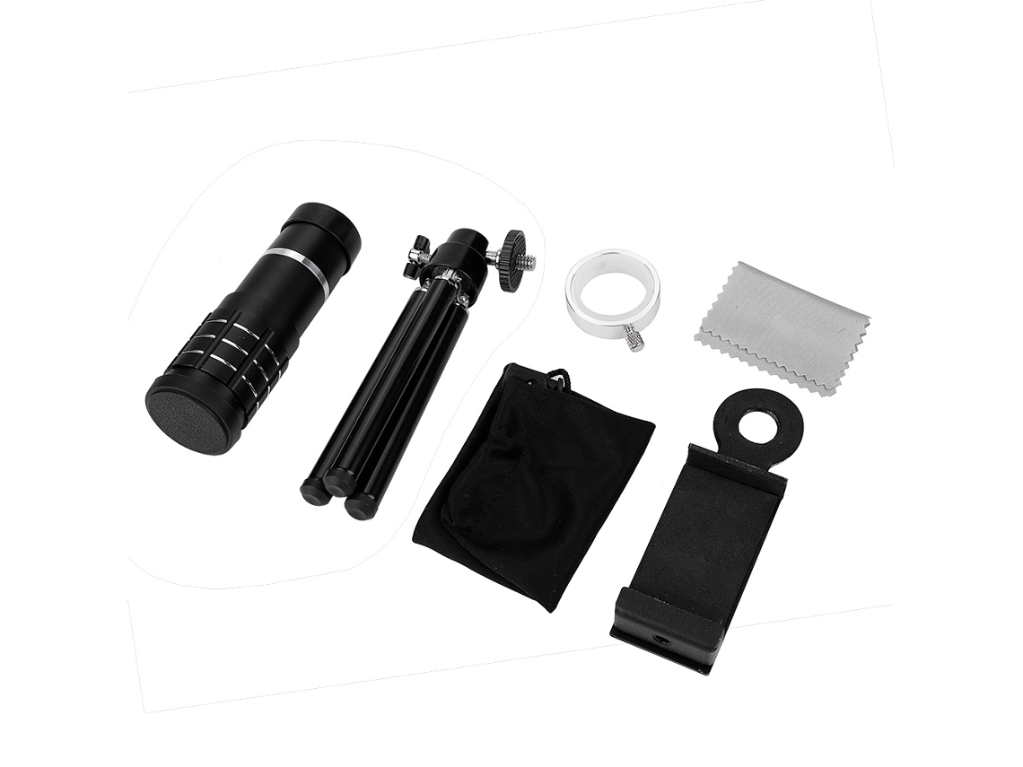 Lente Telefoto Para Teléfono (largo Focal De 12x, Óptica Hd)