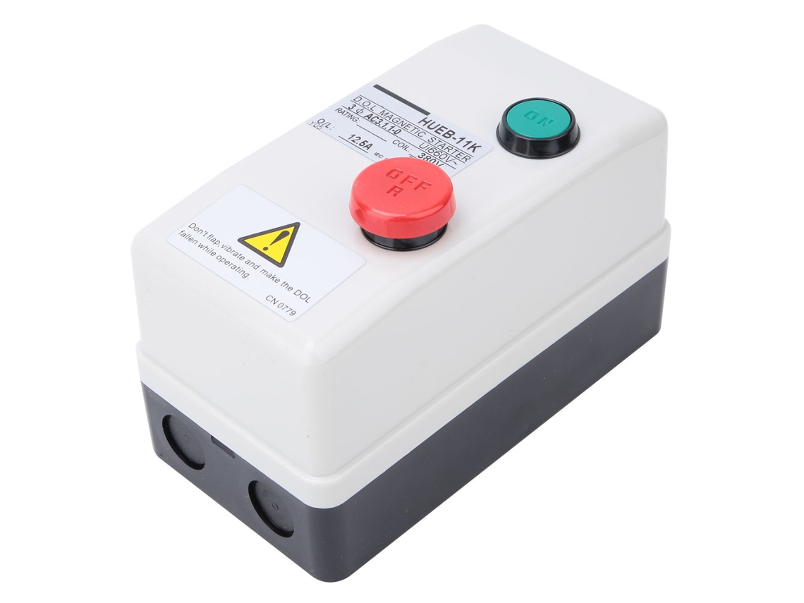 2026dz-arranque Direto Manual Irreversível Motor Estrela Magnética Hueb-11k 380v 8.5-12.5a Controle E Proteção