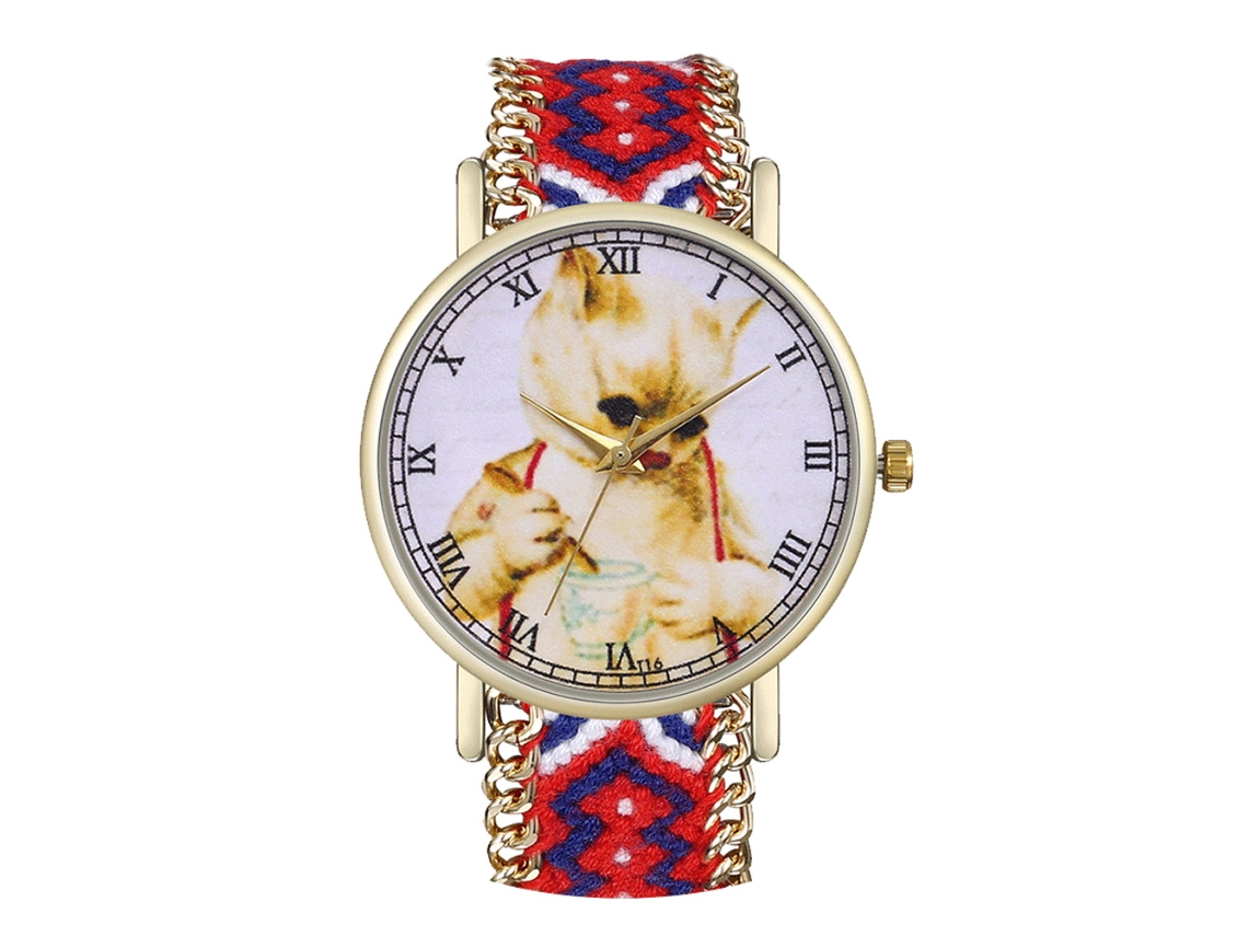 Reloj De Pulsera Unisex De Cuarzo Zhoulianfa Con Correa De Alambre Trenzado, Moda N.° 4