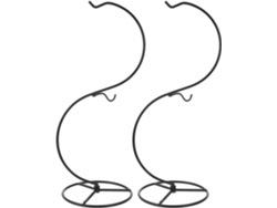 Juego De 2 Soportes Colgantes De Hierro Para Plantas En Miniatura, Ideales Para Colocar Sobre Una Mesa.