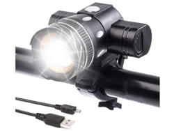 Cargador Luz Bicicleta Super Brilhante Modos Mountain Bike Yizhood Negro