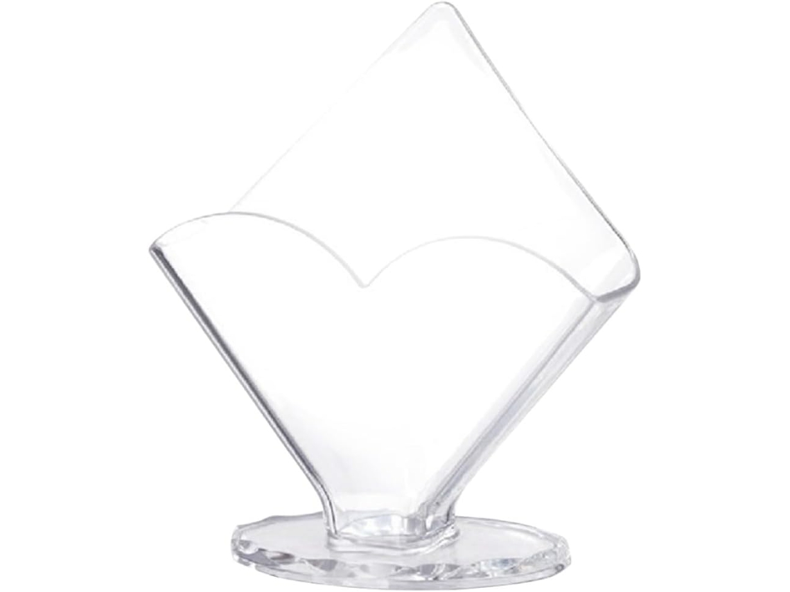 Juego De 2 Porta Pañuelos Verticales De Acrílico Transparente Para Mesa, Servilletas Para Restaurante Y Hotel