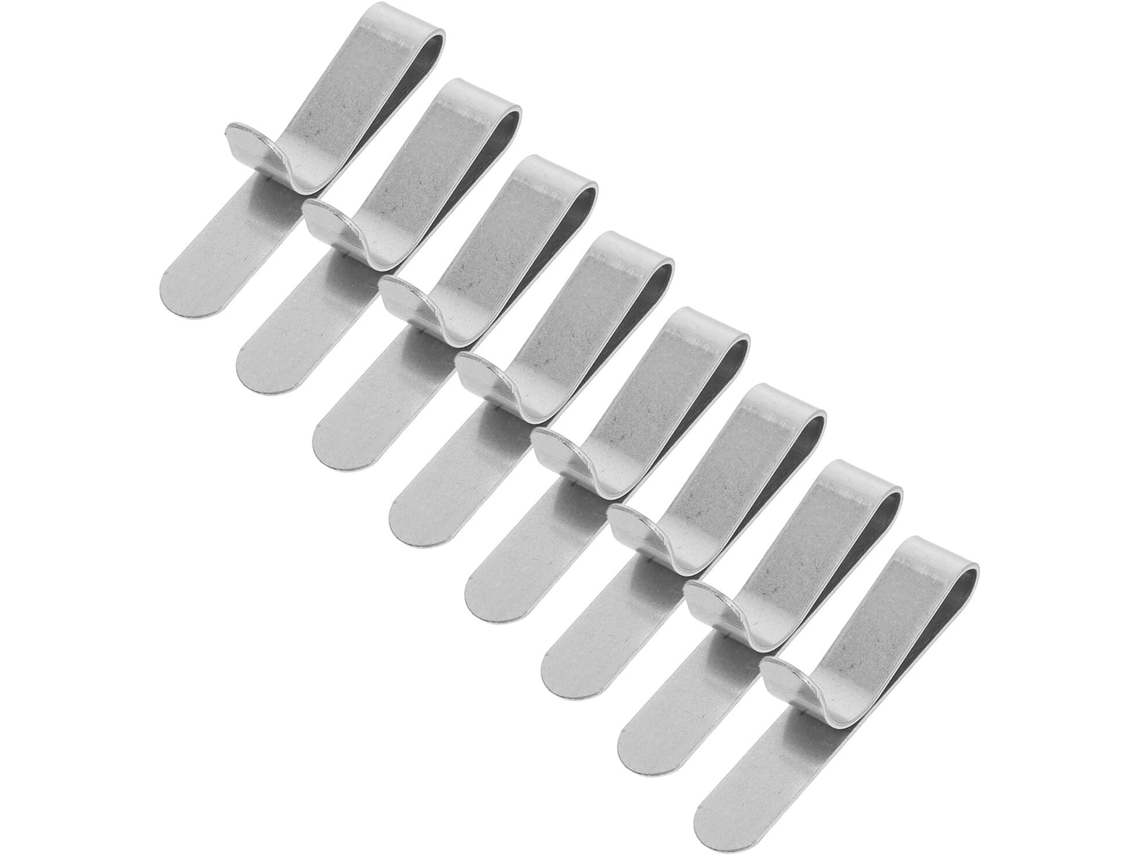 8 Clips De Fijación De Acero Inoxidable Para Aros De Tartas, Refuerzos Prácticos.