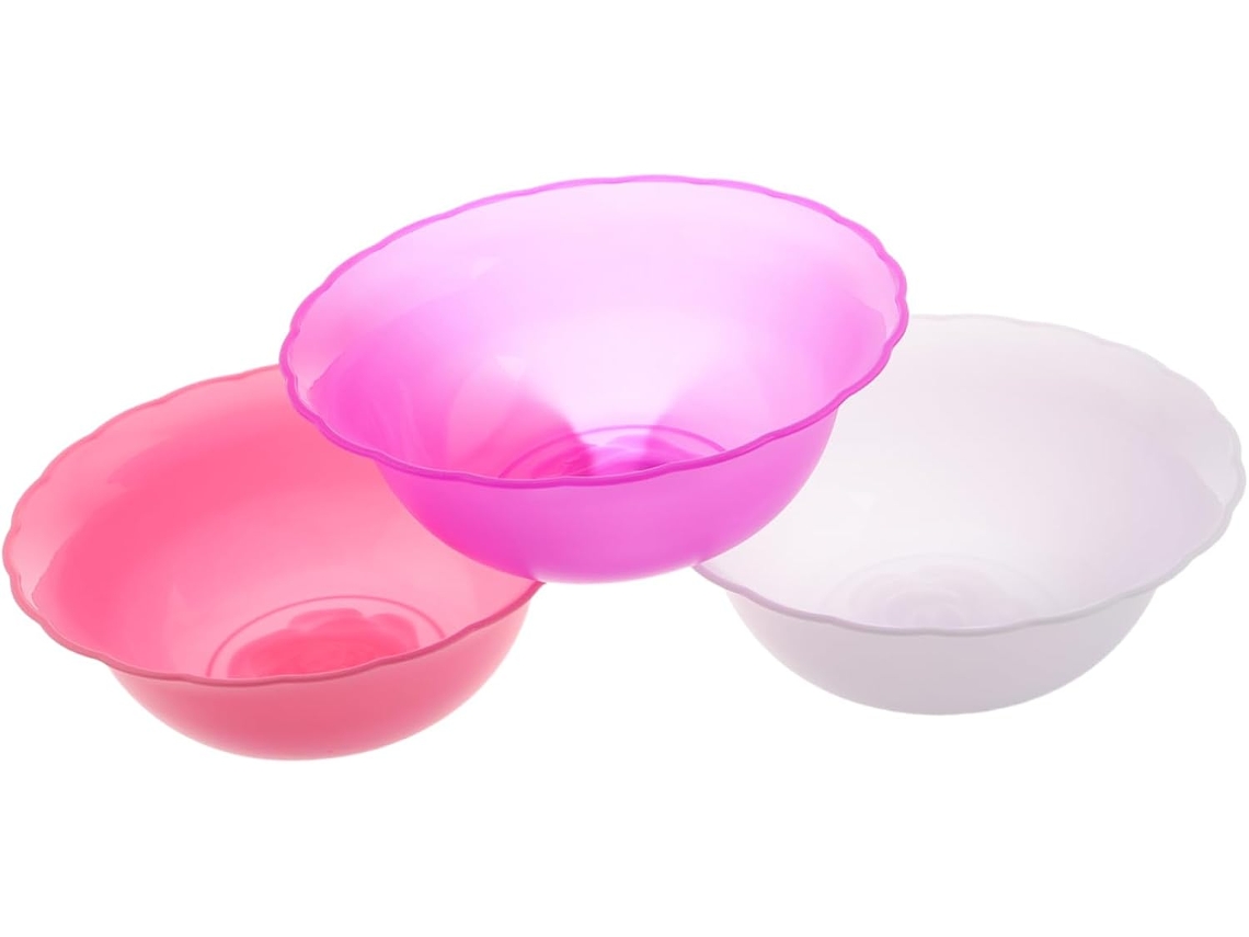 Juego De 3 Lavabos Faciales De Plástico, Lavabos Portátiles Y Lavabos Pequeños.