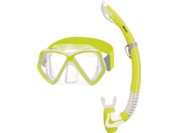 Máscara MARES Má Cara Tubo Pirate Neon Amarillo