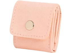 Estuche Viaje Joyas Pequeño Bolsa Moderna Compartimentos Cremallera Diseño Plegable Vacaciones Playa Bodas