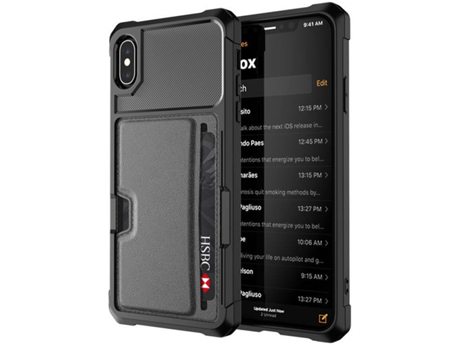 Funda iPhone XS Max WISETONY Ricoonline-156 Negro