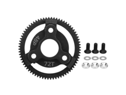 Engranaje De Acero Endurecido 48p Para Traxxas Slash 2wd 1/10 Rc Car Upgrade Parts (72 Dientes)