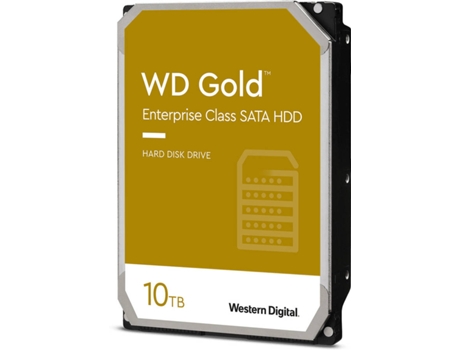 Disco Interno HDD WESTERN DIGITAL WD Gold (10000 GB - SATA)