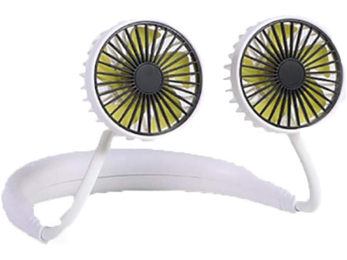 Ventilador 1200 Mah 3 V Portátil Recargable Silencioso Ajustable Refrigeración