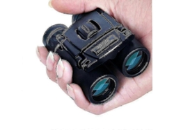 Binoculares potentes HD 40x22 de 2000 m de largo alcance, minitelescopio plegable Bak4, compatible con FMC Optical Gusshious