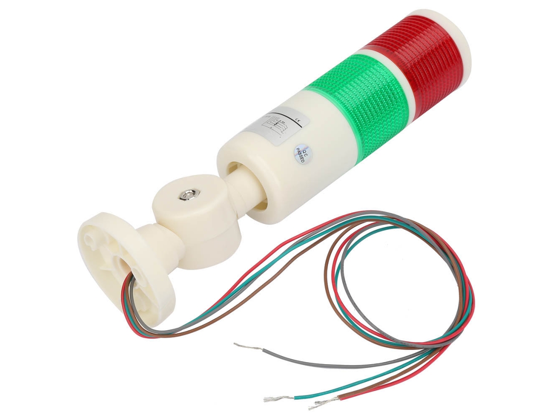 Luz De Advertencia Led De 24 V Cc, Indicador De Máquina, Señal De Precaución, Luz Constante.