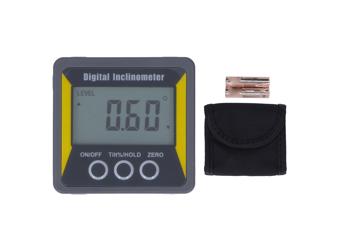 Nivel Digital Con Medidor De Ángulo E Inclinómetro Magnético Para Trabajos De Carpintería.