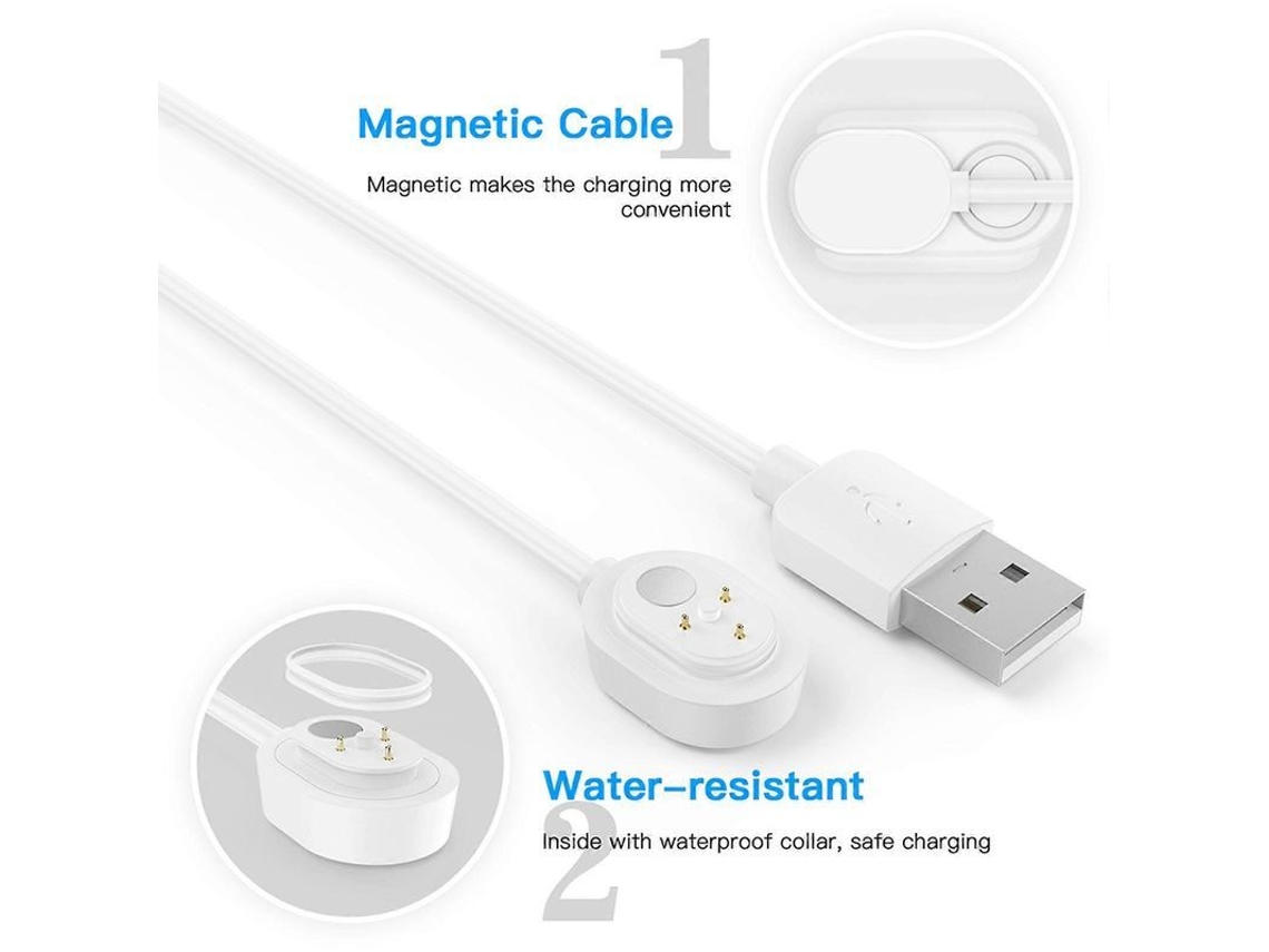 Cable Alimentación Magnético Arlo Ultra 4k, Cargador Impermeable 6m Y 9m Para Cámaras Seguridad Blanco