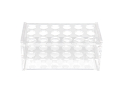 Portafrascos De Acrílico Para Tubos De Ensayo 17mm 18 Huecos Transparente Para Tubos De Centrífuga 10ml 15ml