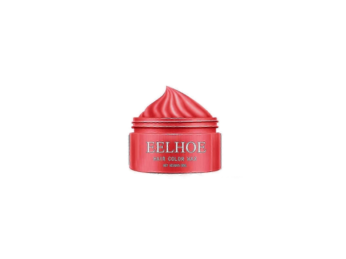 Red—temporary Beauty Pomade Granny Grey Colorful Pomade Hair Clay Natural Color Disposable