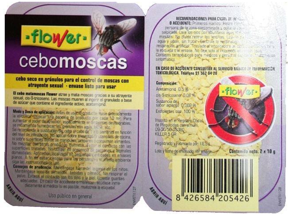 Trampa FLOWER Granulado