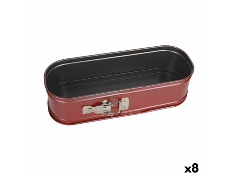 Molde Desmontable QUTTIN Rectangular 31 x 12 x 8 cm (8 Unidades)