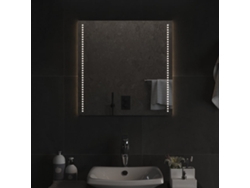 Espejo de Pared para Baño con Luces Led 60 x 60 cm